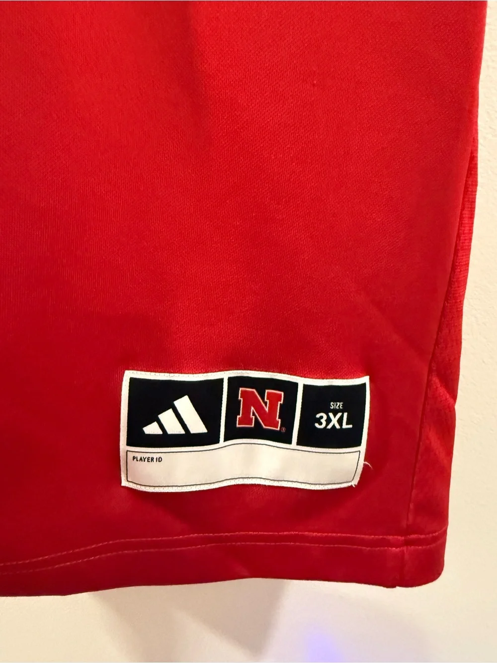 Nebraska Cornhuskers #1 Red Football Jersey 3x